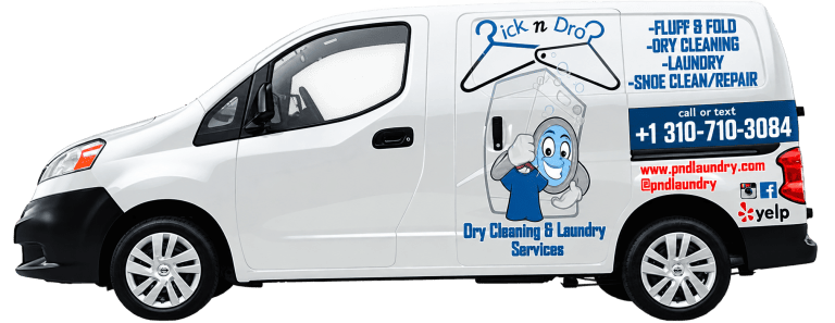 Pick N Drop Laundry delivery van